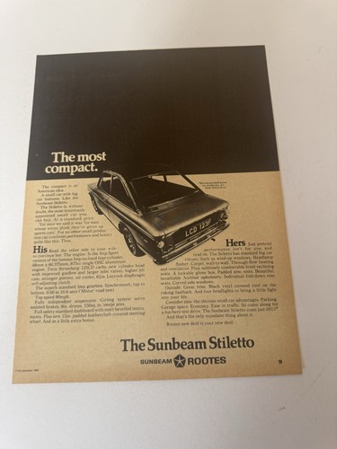 Original vintage 1968 sunbeam - 1968,