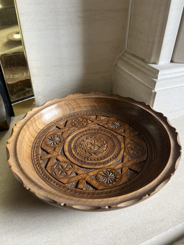 Vintage hand carved wooden - hand,