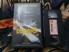 Demons 2 VHS Big Box Ex Rental Video Tape Dario Argento Horror