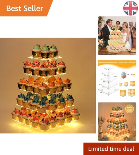 Tier acrylic cupcake - 5-tier,