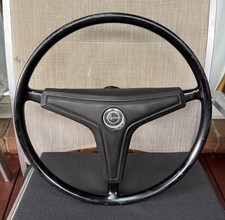 FORD 1969-74 CAPRI MARK 1 COUPE GENUINE COMPLETE BLACK STEERING WHEEL & PAD!!