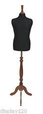 DELUXE CHILD 10/12 Tailor Dummy Sewing Display Mannequin BLACK Bust ROSE Stand