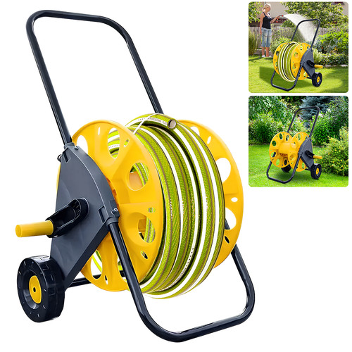 Garden hose reel trolley - hose,