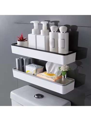 Bathroom wall storage rack - bathroom,