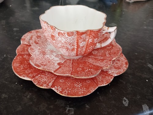 Antique wileman tea trio - antique,