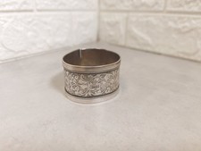 1894 Antique Sterling Silver Napkin Ring Birmingham 