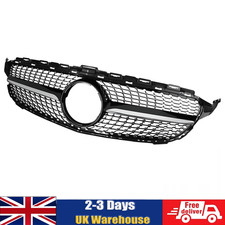 Front Grille Grill Diamond FOR 2015-18 Mercedes-Benz W205 2DR 4DR C200 C300 C180