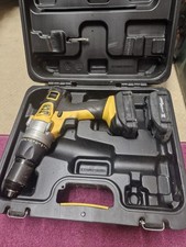 JCB 20v Li-Ion Cordless Combi Hammer Drill x 2 Battery, No Charger