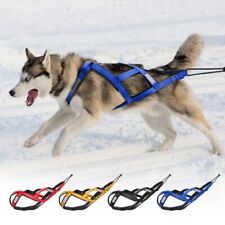 Reflective Pet Dog Sled Vest Harness Padded for Training Weight Pulling M-3XL.