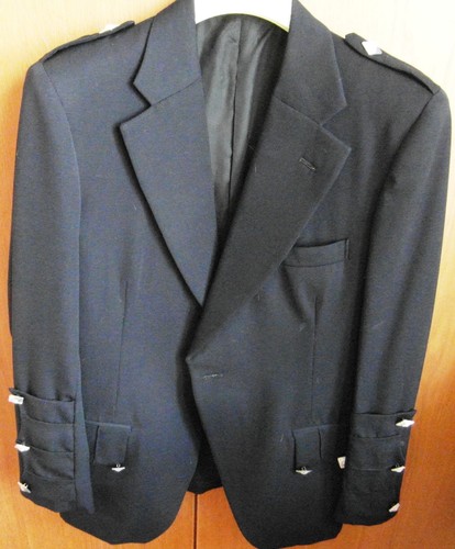 Traditional black argyll kilt - argyll,