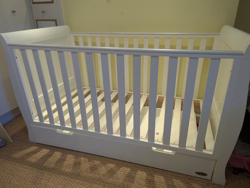 Baby stamford sleigh cot - o'baby,
