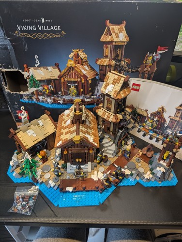 Lego ideas viking village - lego,