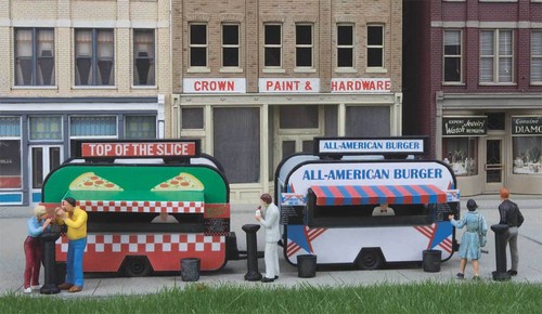 Track food trailer - h0, kit