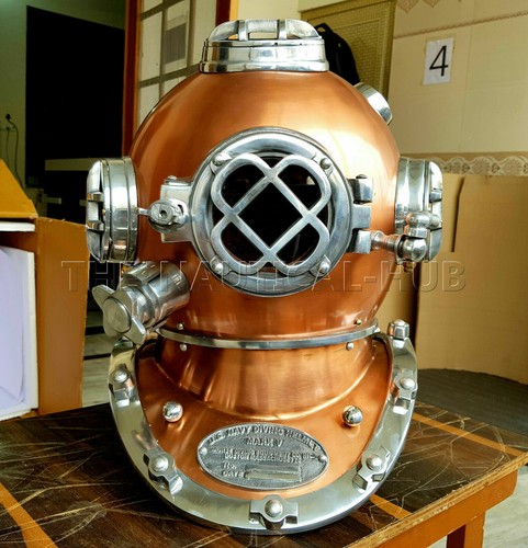 Vintage diving helmet antique - diving,
