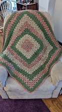 crocheted lap blanket