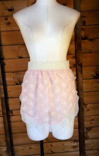 Vintage lace nylon - nylon, frilly