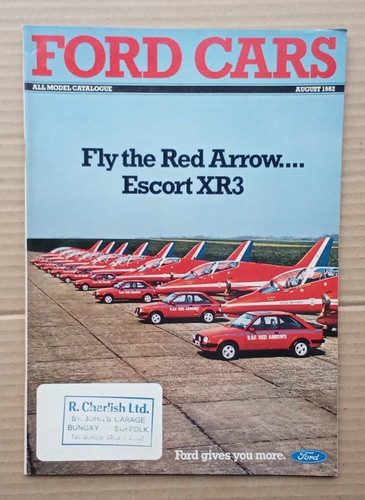 Ford august 1982 - brochure, inc