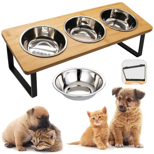 Raised cat bowl - cat,