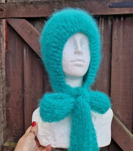 Knitted adult luxury - knitted, bonnet