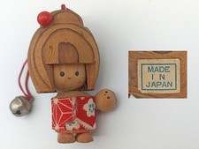 Small Kokeshi doll charm