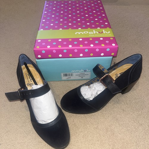 Moshulu ladies navy suede - moshulu,