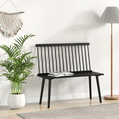 Rubber wood dining bench - rubber,