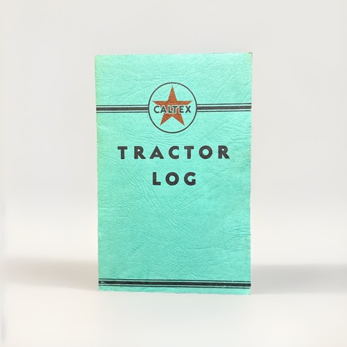 Caltex tractor log - tractor, book