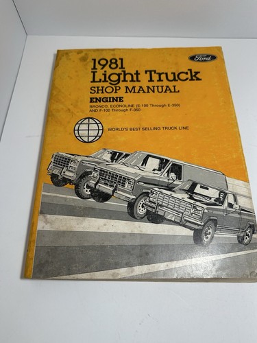 1981 light truck shop manual - truck,