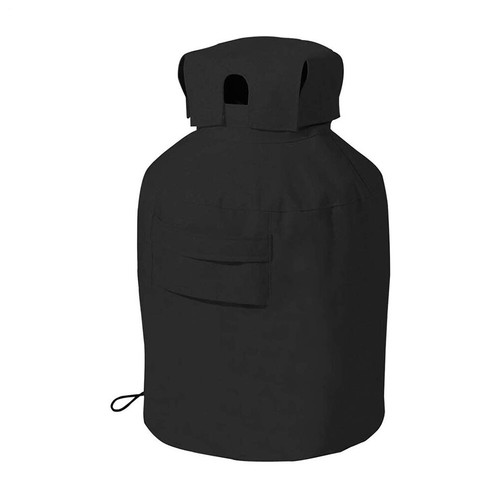 Black bbq propane tank cover - black,