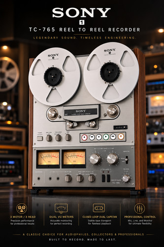Sony 765 reel - sony, tc-765