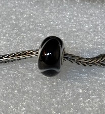 LAA Trollbeads Black Armadillo Sterling Silver Bead TGLBE-10070 Retired
