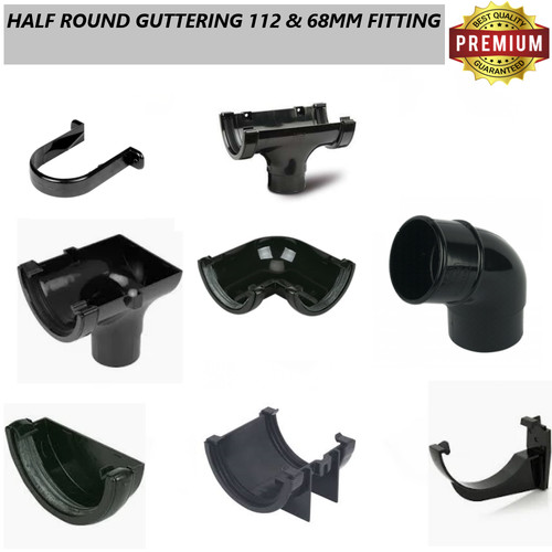 Upvc 112mm half round - upvc,