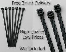 Cable Ties Zip Ties Nylon BLACK/ Various Sizes Short Long/ 1pcs-1000pcs