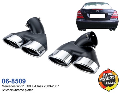 Exhaust tips quad tailpipes - exhaust,