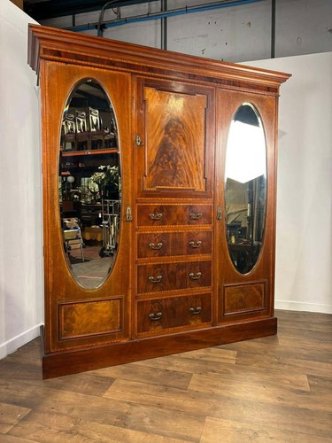 Edwardian crossbanded mahogany - edwardian,
