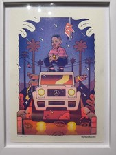 YG Rhymezlikedimez (Robin Velghe) Risograph Print 21/40 Unframed