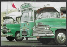 Postcard MALTA buses Leyland
