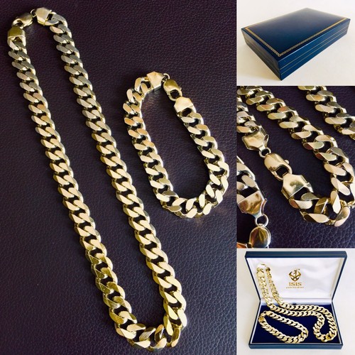 Gents gold plated solid silver - gents,