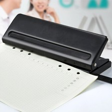 Paper Filofax Punch 6-Hole A4 A5 A6 Adjustable Metal Organiser Hole Puncher