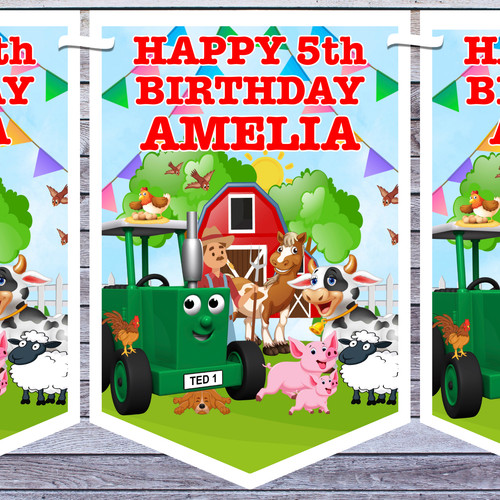 Tractor ted personalised - ted,