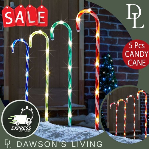 Christmas candy cane pathway - christmas,