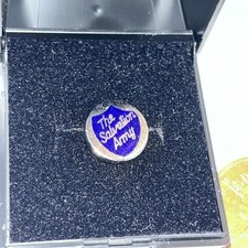 Vintage The Salvation Army- Metal & Enamel - Small Pin/Badge