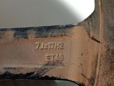 5G0601025AK RIM FOR VOLKSWAGEN GOLF VII (5G1 BQ1 BE1 BE2) 2.0 2012 5421255