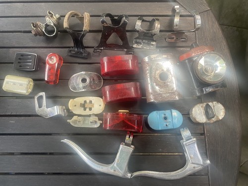Vintage bike parts lights - bike,