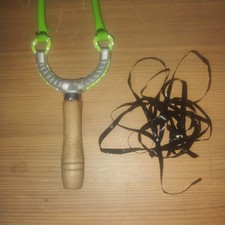 Wooden Handled Slingshot With