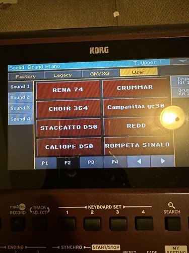 Samples para teclado - , korg