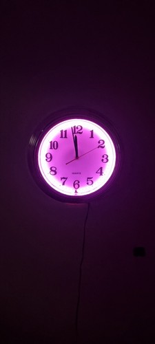 Neon pink blue colour changing - blue,
