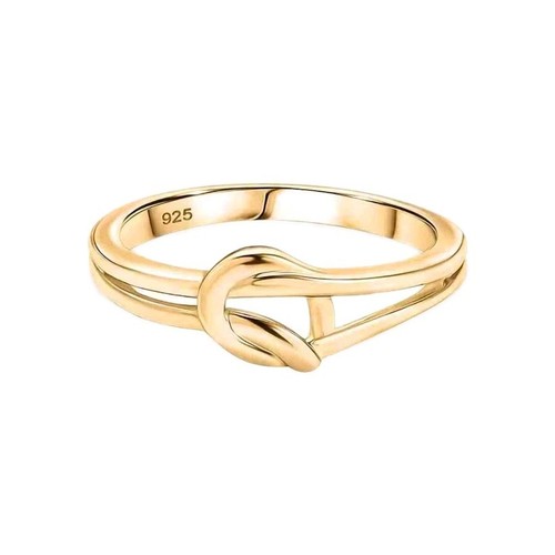 Knot ring yellow gold - in,