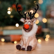 Christmas Reindeer Needle Felting Kit