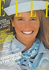 ELLE FRANCE 1986 ELLE MACPHERSON AZZEDINE ALAIA SUZANNA LANZA BRIGITTE BARDOT 